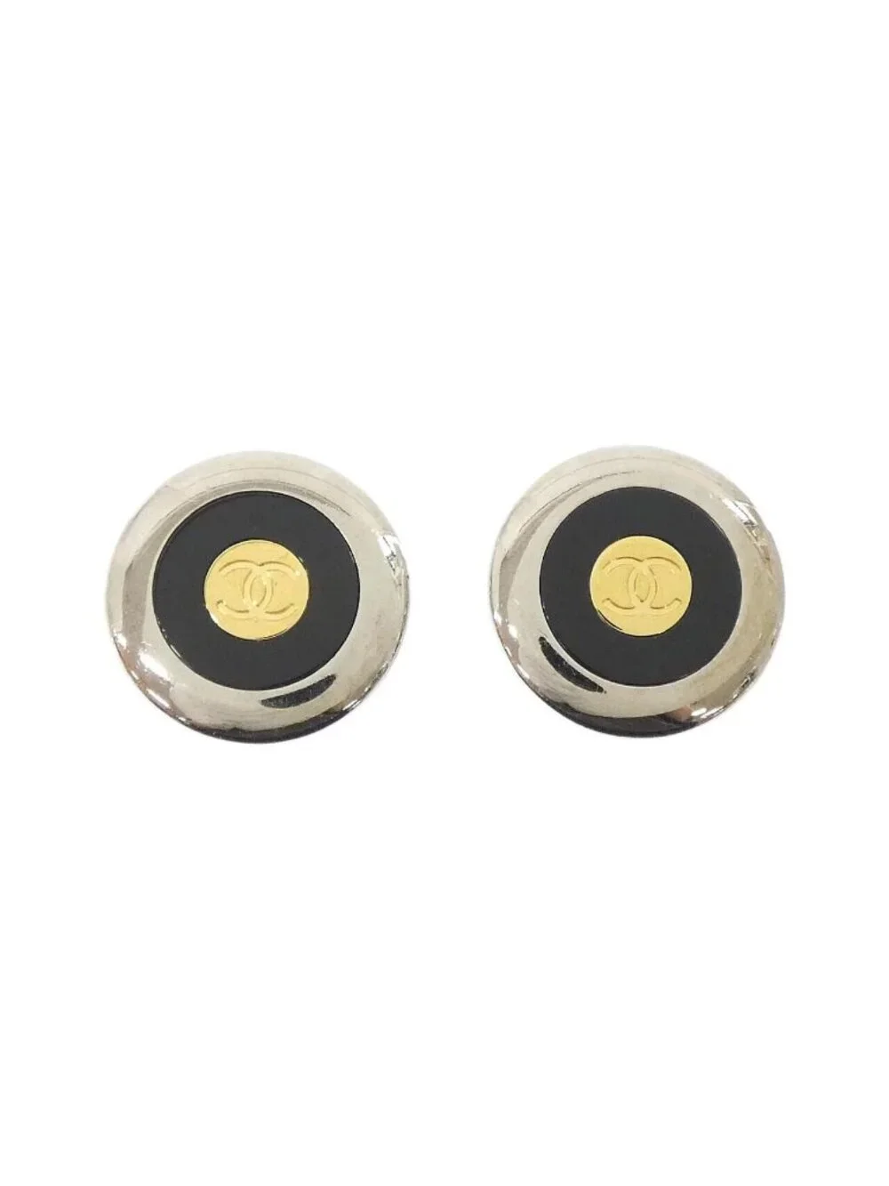 Chanel Vintage Earrings Gold